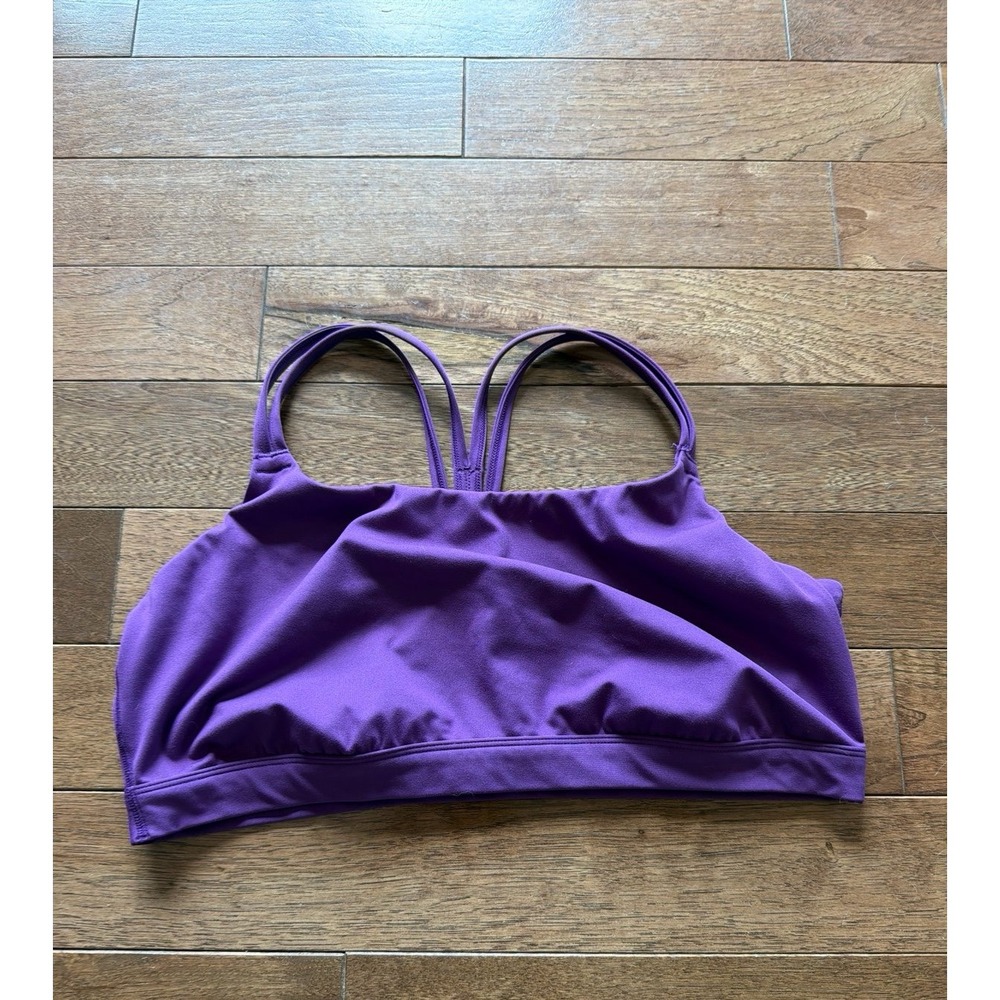 Purple Athletic Sports Bra All in Motion XXL